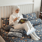(Lab Tested by SIRIM) CADAR 100% COTTON Dhowha Pure - King | Queen | Super Single - Getah Keliling - dhowha